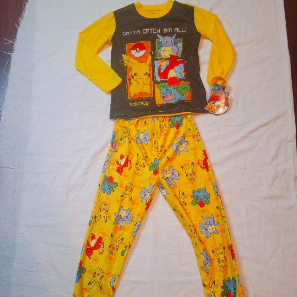 Pokémon boys sleepwear/pajamas.flame resistant.
